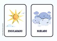 Atividade sobre o tempo Educação Infantil