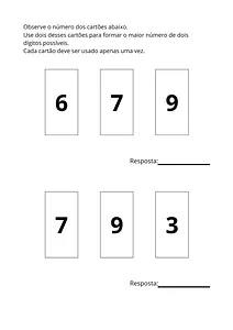 Qual o maior número de 2 dígitos?