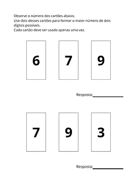 Qual o maior número de 2 dígitos? para 3º Ano, 2º Ano, 1º Ano de Números, Matemática - Material educacional