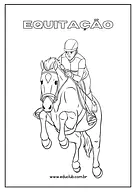 Desenhos de esportes olímpicos para colorir para 1º Ano, Pré-Escola de Educação Física - Material educacional