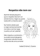 Respeito não tem cor, de Isabel Cristina S. Soares Respeito não tem cor, de Isabel Cristina S. Soares para 5º Ano, 4º Ano, 3º Ano, 2º Ano, 1º Ano de Biblioteca, Poema infant...