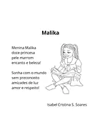 Malika, de Isabel Cristina S. Soares Malika, de Isabel Cristina S. Soares para 5º Ano, 4º Ano, 3º Ano, 2º Ano, 1º Ano de Biblioteca, Poema infantil - Material ...