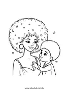 Atividades Consciência Negra Educação Infantil para colorir Atividades Consciência Negra Educação Infantil para colorir para Creche, Pré-Escola de Datas Comemorativas, Desenhos, Arte...