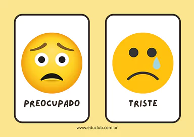 Plaquinhas das emoções Plaquinhas das emoções para Creche, Pré-Escola de Educação Emocional, Emoções - Material educacional