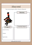 Abayomi: atividade de pesquisa para 4º Ano, 3º Ano, 2º Ano de Datas Comemorativas, Recursos Educativos, Roteiro de pesquis...