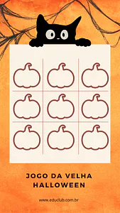 Jogo da velha Halloween