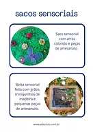 Sacos sensoriais para fazer