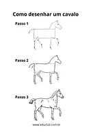 Como desenhar um cavalo fácil