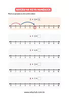 Atividade reta numérica 1º ano para 1º Ano de Operações básicas, Matemática - Material educacional
