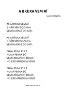 Atividade A Bruxa Vem Aí
