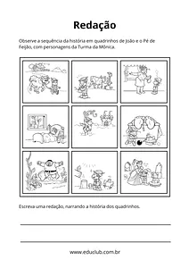 Redação João e o Pé de Feijão