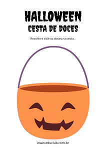 Atividade de artes Dia das Bruxas: Doces ou Travessuras?